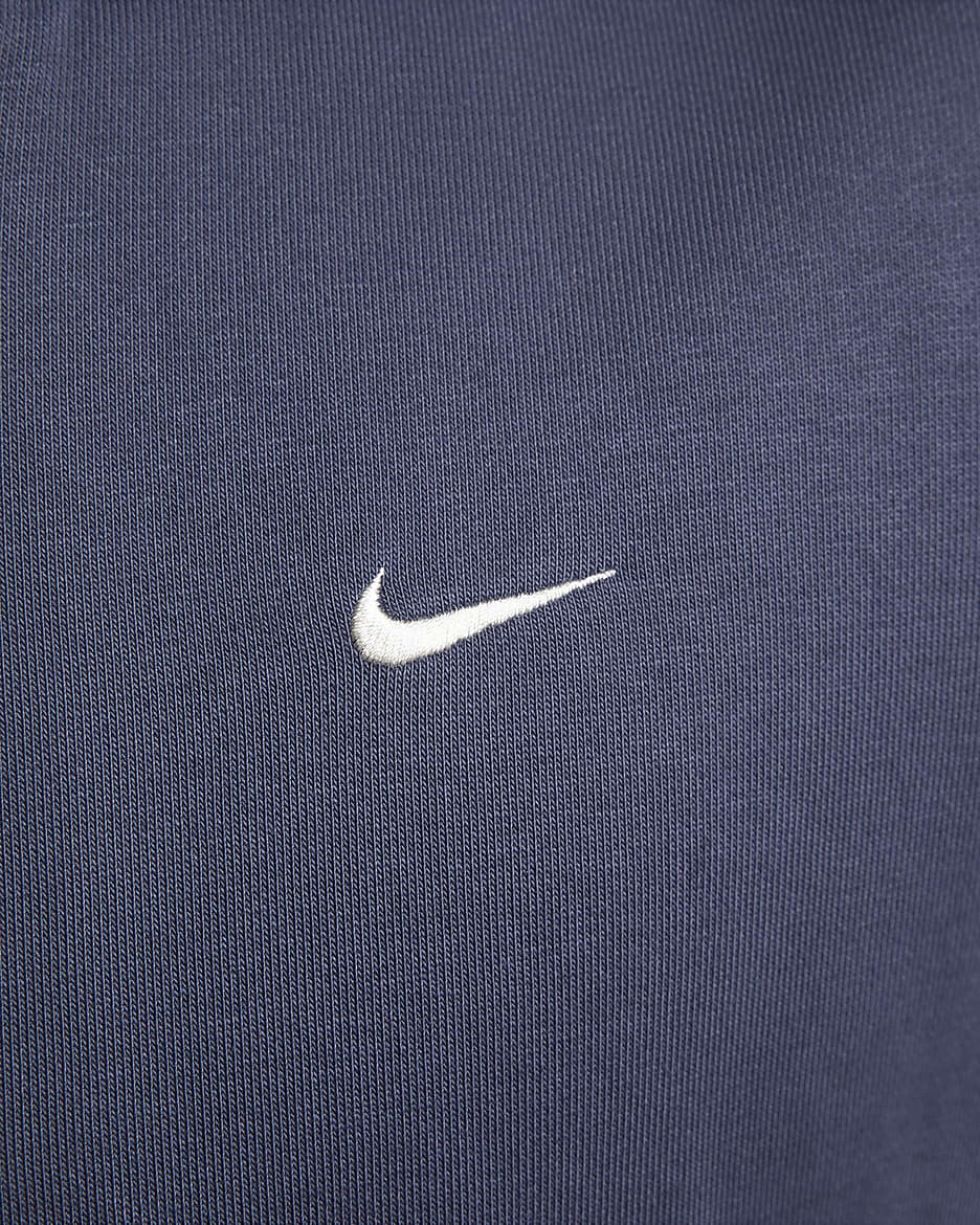 Sudadera con gorro de básquetbol de cierre completo Dri-FIT para hombre Nike Standard Issue - Trueno azul/Marfil pálido