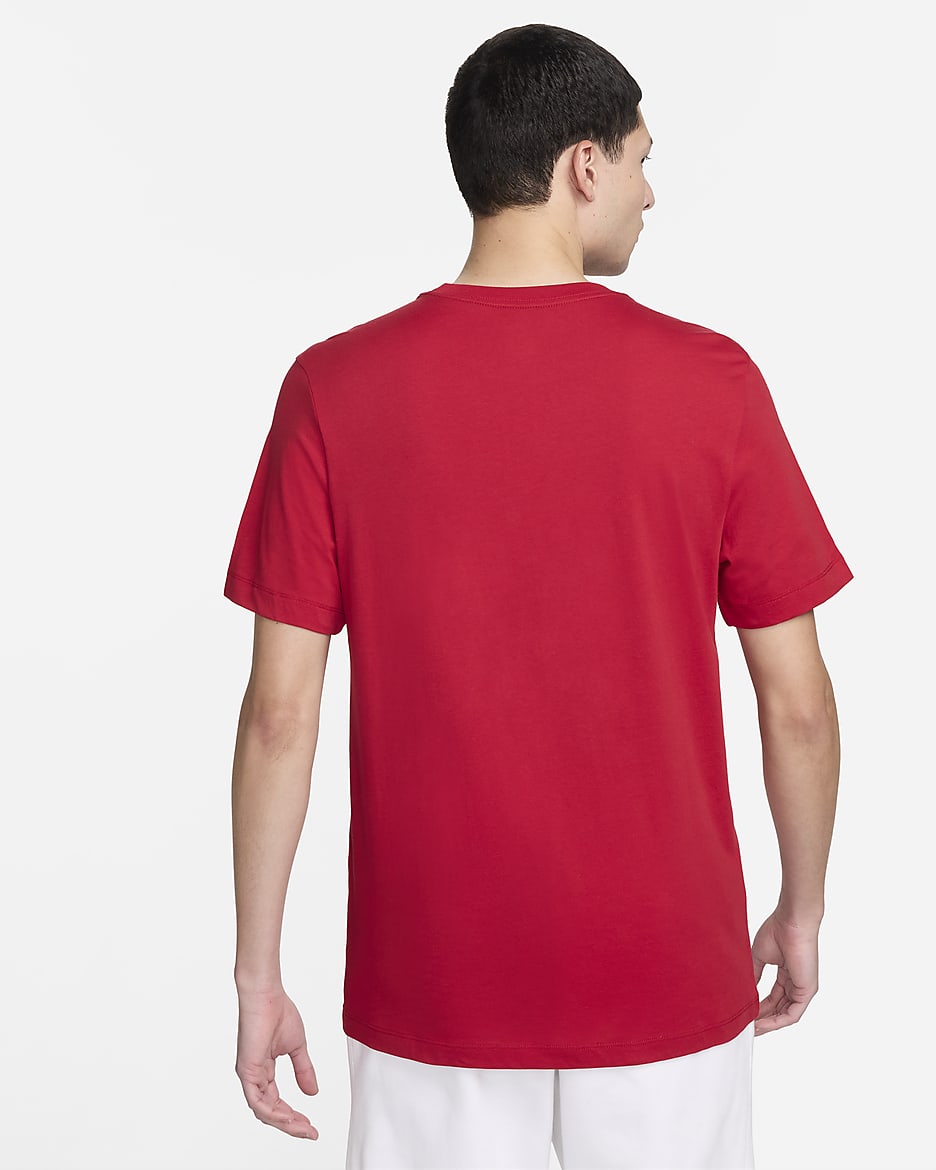 Liverpool FC Essential 男款 Nike 足球 T 恤 - Gym Red