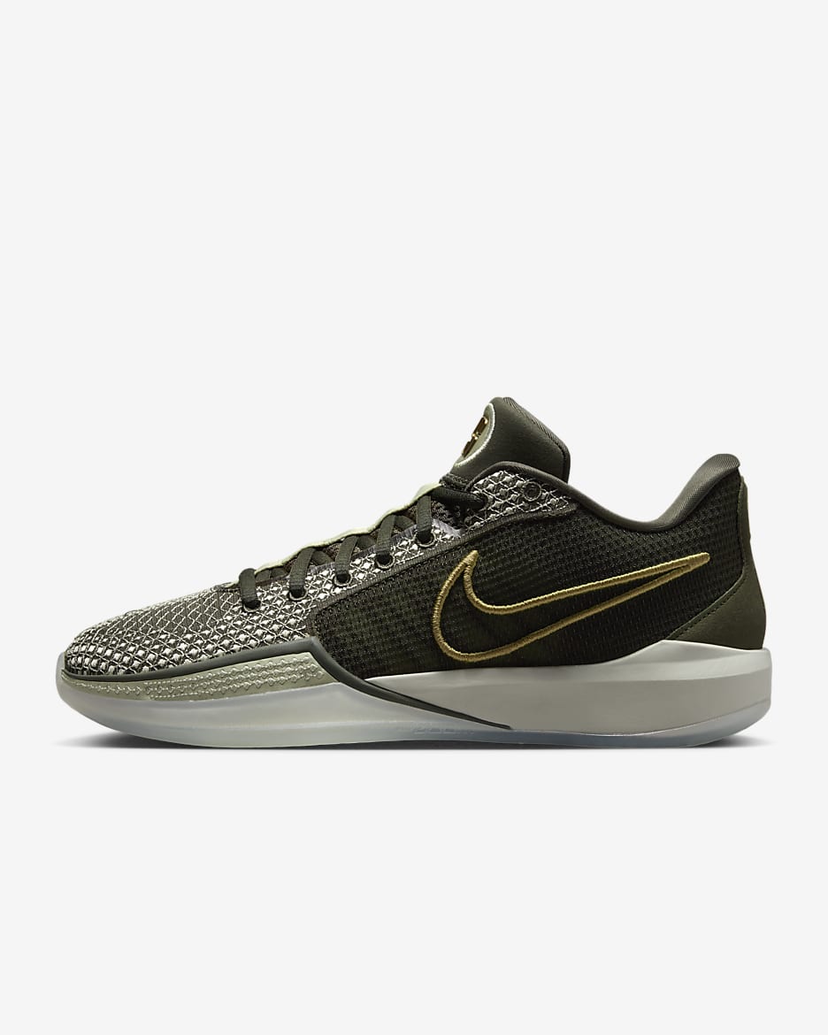 Sabrina 1 'Dedication' Basketball Shoes - Cargo Khaki/Olive Aura/Metallic Gold