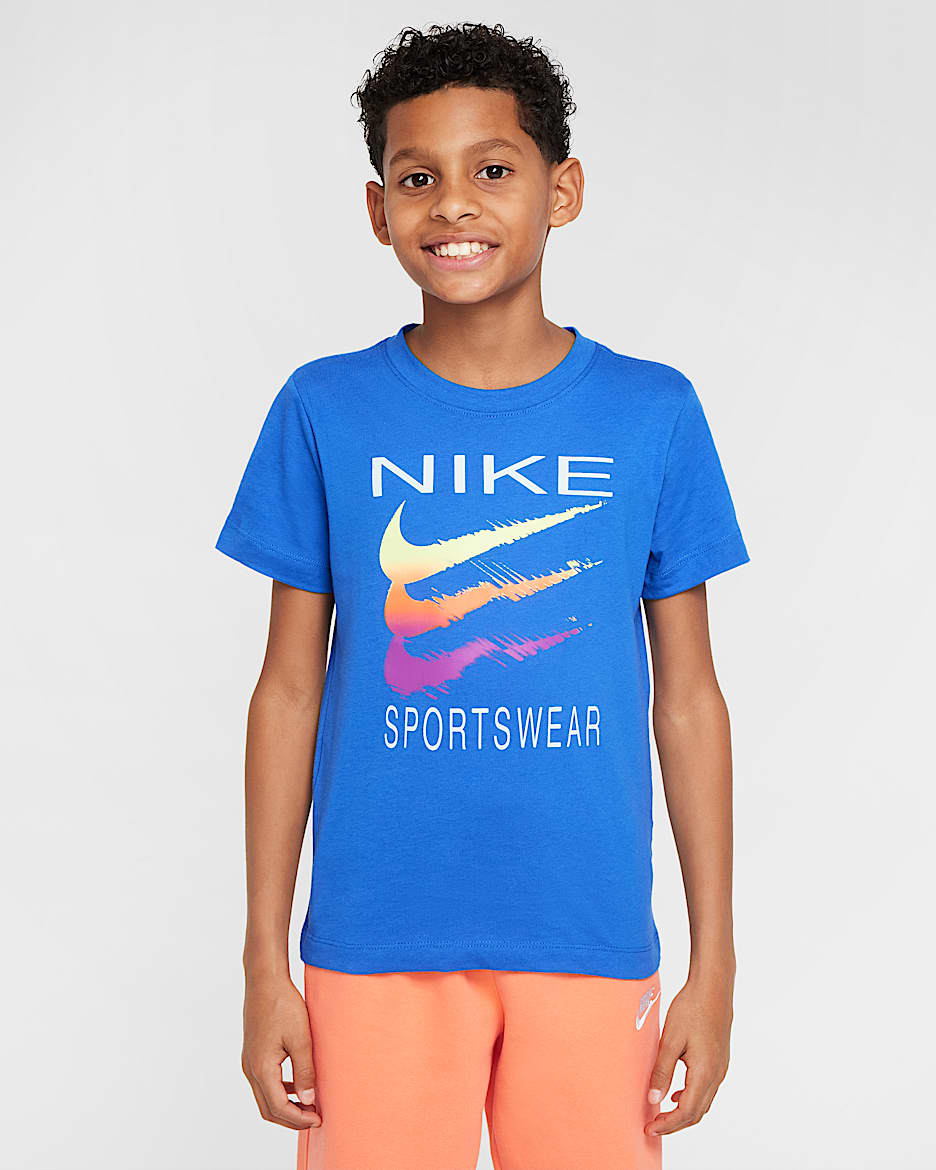 Nike Sportswear Big Kids' T-Shirt - Game Royal