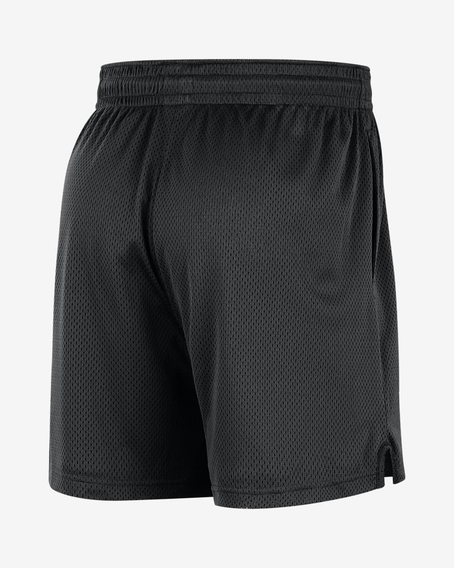 San Antonio Spurs Men's Nike NBA Mesh Shorts - Black/White