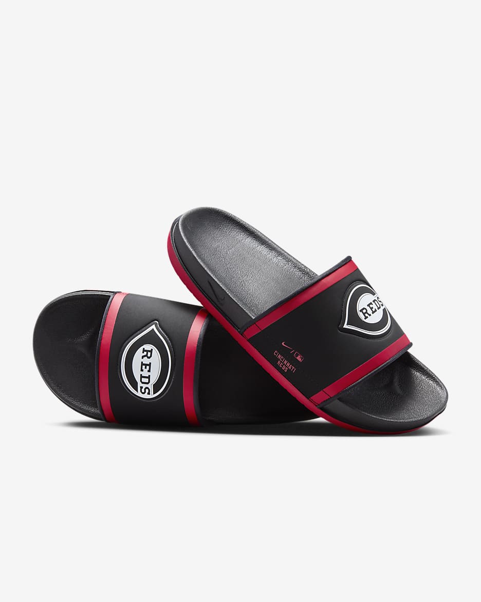 Nike Offcourt (MLB Cincinnati Reds) Slide - Black/Sport Red/White