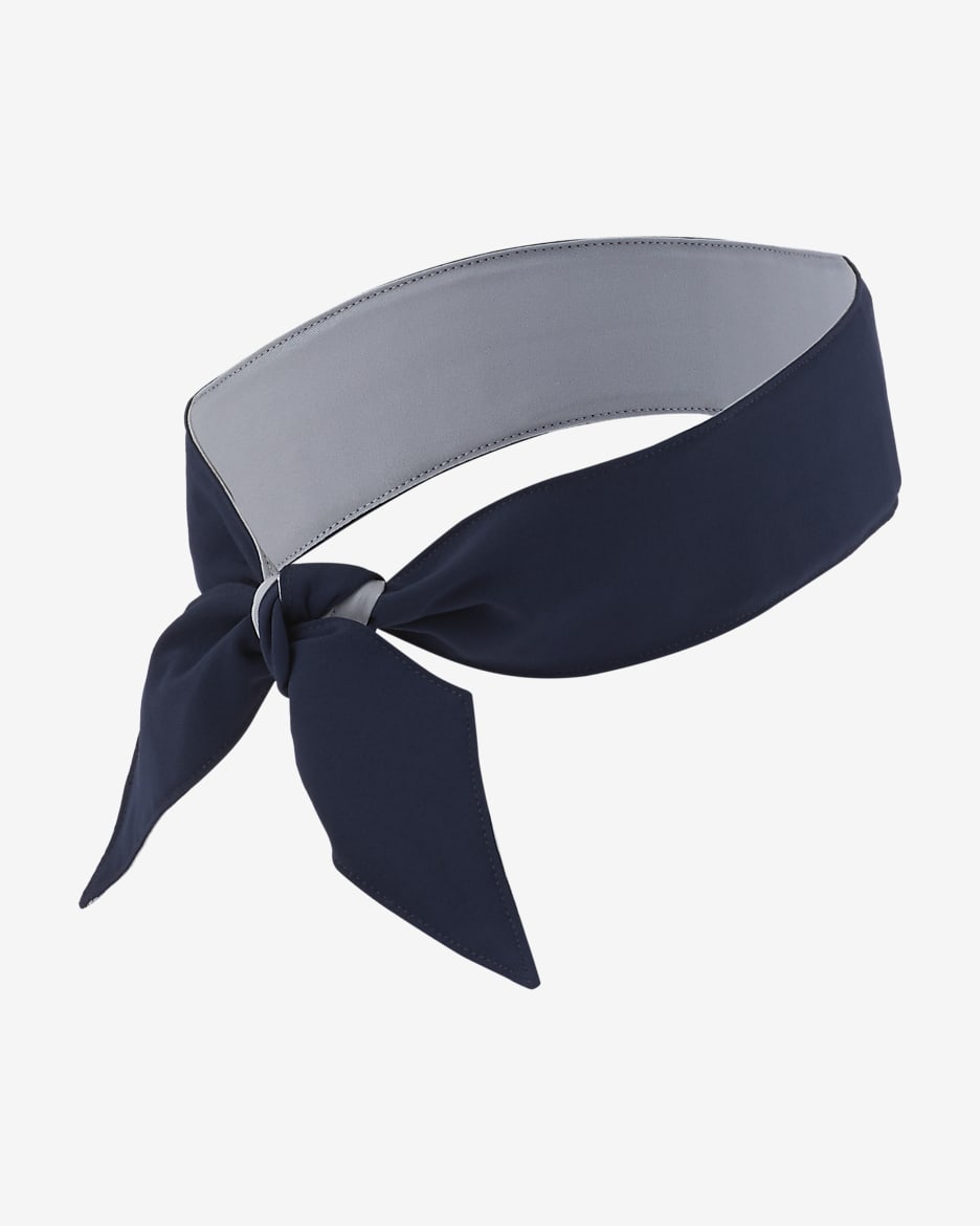 NikeCourt Tennis Headband - Obsidian/White