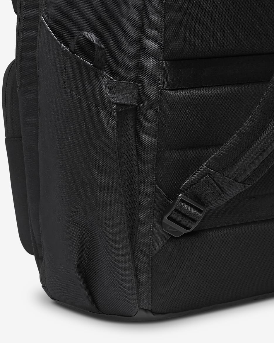 Nike Utility Power Rucksack (33 l) - Schwarz/Schwarz/Weiß