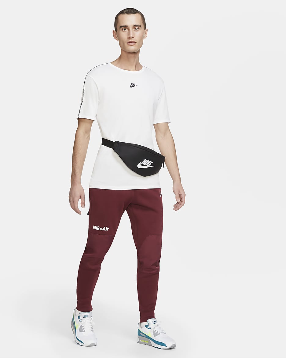 Nike Heritage Waistpack (3L) - Black/Black/White