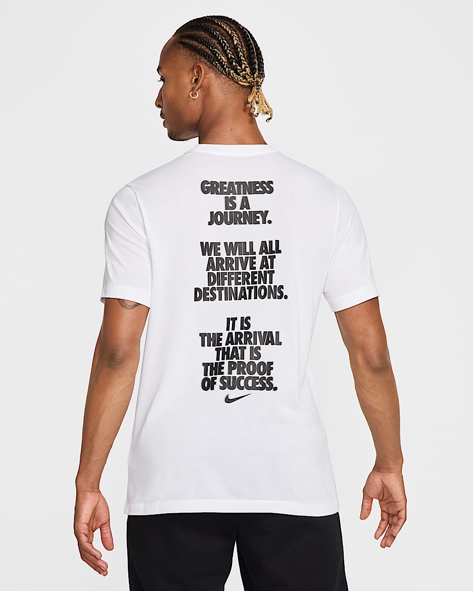 Nike Men's Dri-FIT Fitness T-Shirt - White