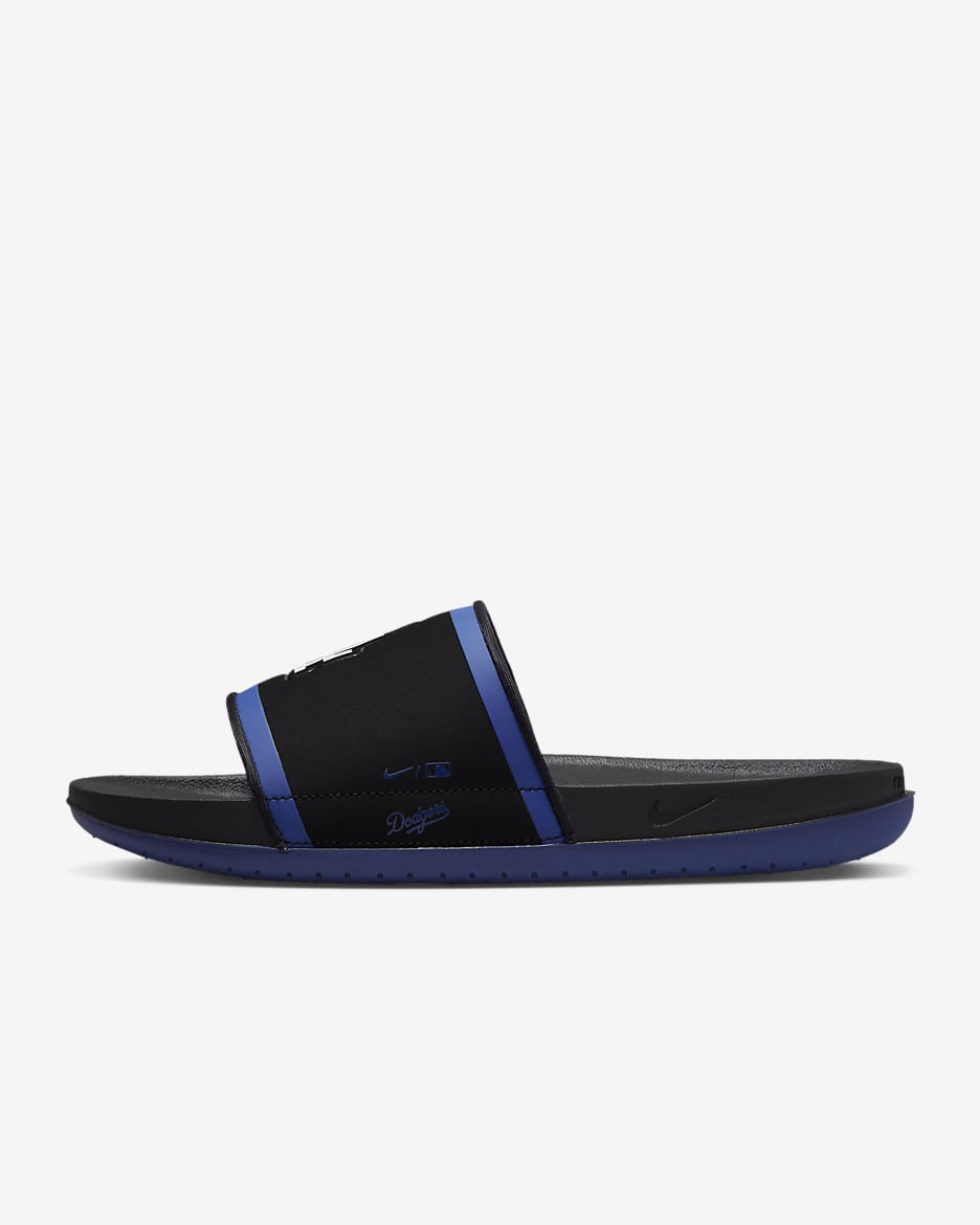 Nike Offcourt (MLB Los Angeles Dodgers) Slide - Black/Rush Blue/White