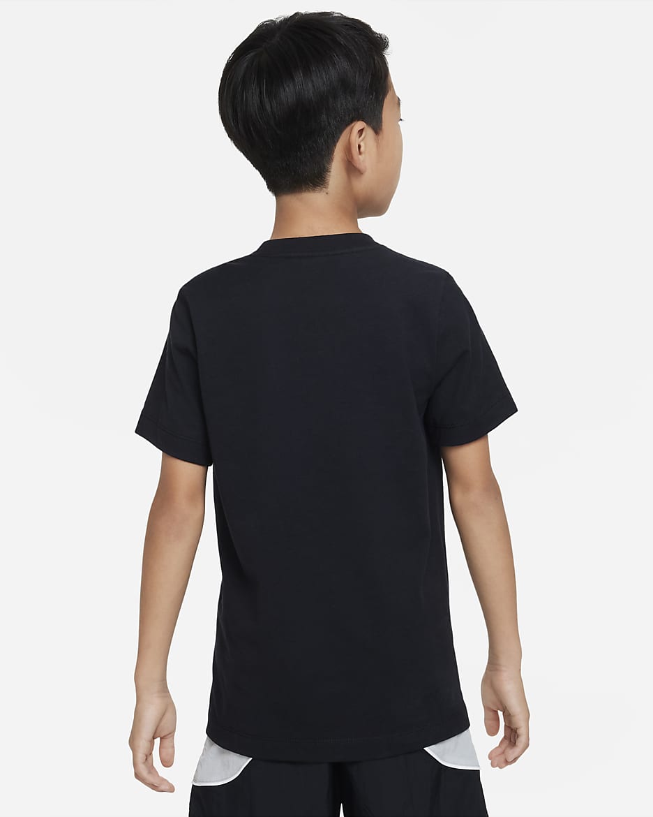 T-shirt Nike Sportswear pour ado - Noir/Blanc