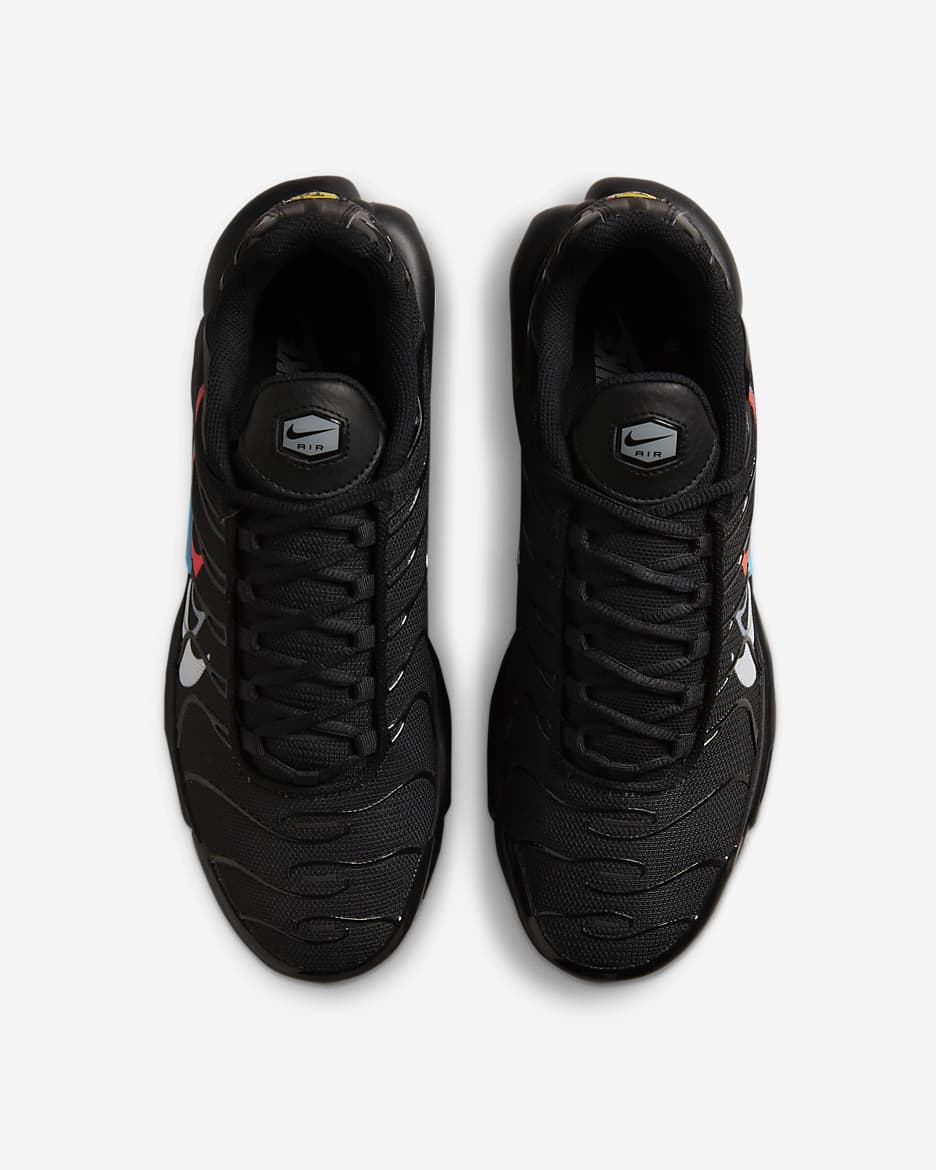 Nike Air Max Plus Men's Shoes - Black/Blue Lightning/Bright Crimson/White