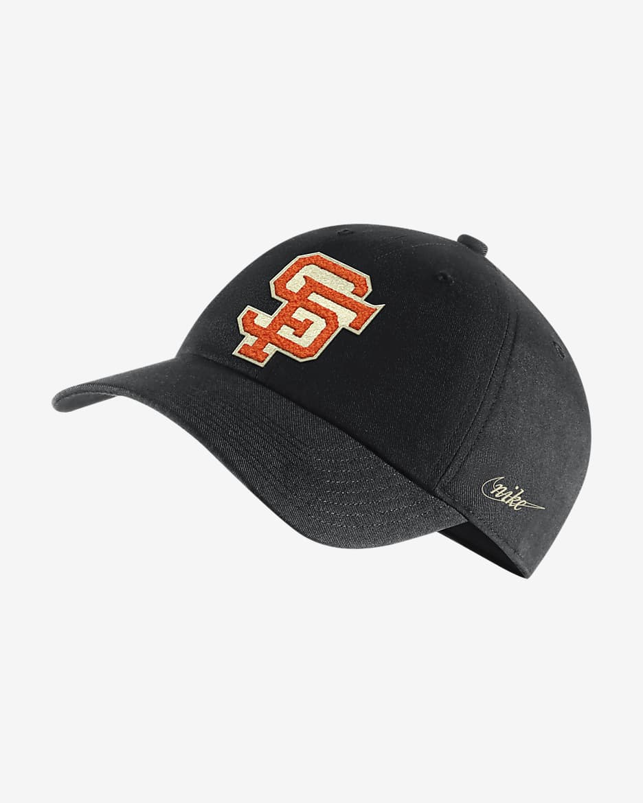 Nike Heritage86 (MLB San Francisco Giants) Chenille Hat - Black