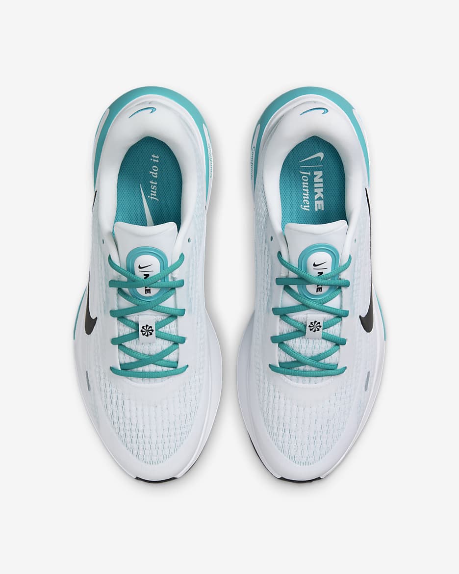 Nike Journey Run Men's Road Running Shoes - White/Dusty Cactus/Pure Platinum/Black