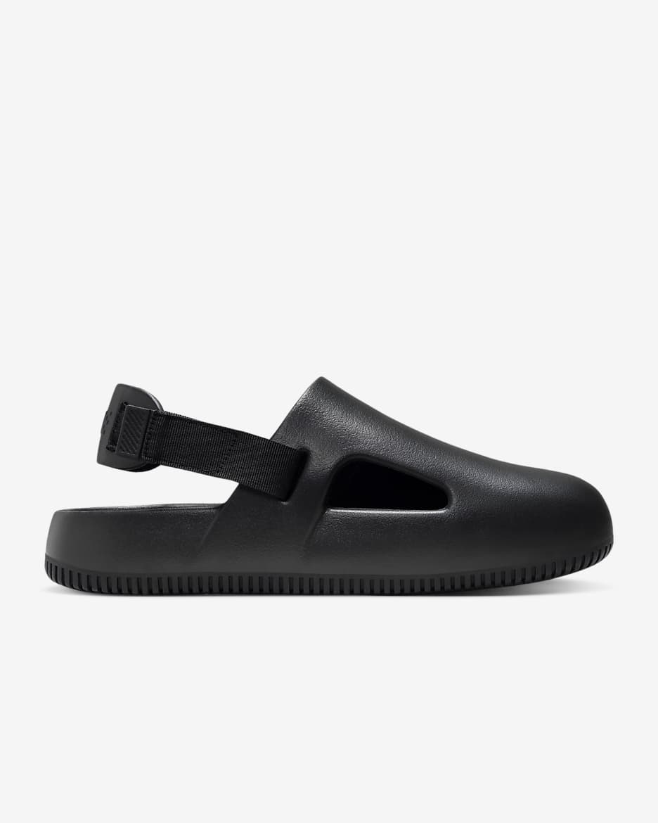 Mule Nike Calm pour homme - Noir/Noir