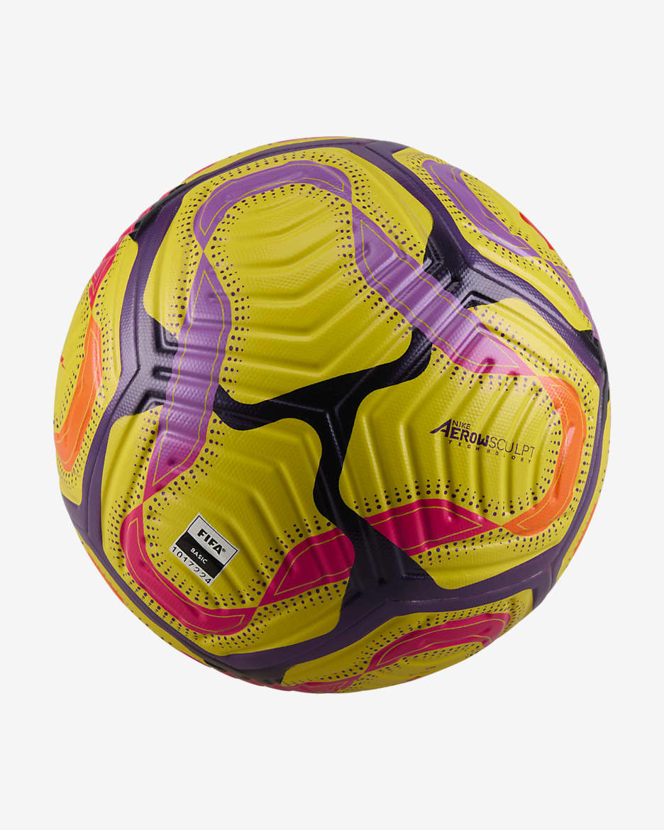 Premier League Club Elite Nike Football - Yellow/Disco Purple/Fierce Pink/Bright Crimson