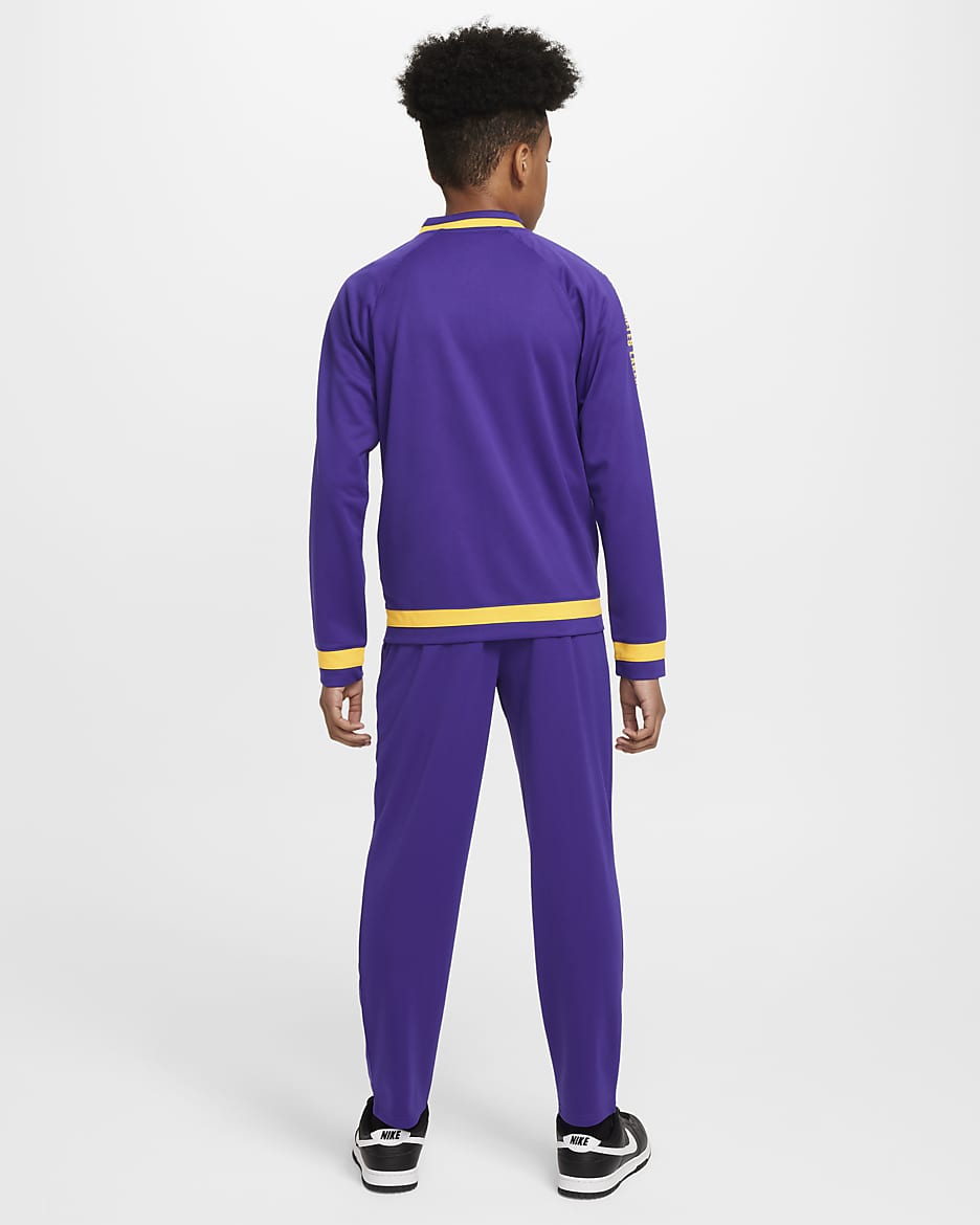 Los Angeles Lakers Starting 5 Older Kids' Nike Dri-FIT NBA Tracksuit - Field Purple