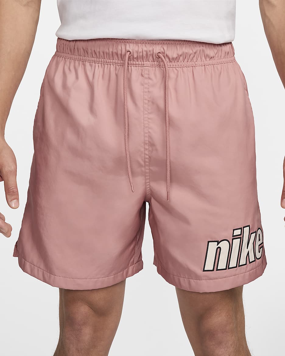 Nike Club Men's Flow Shorts - Red Stardust/Guava Ice