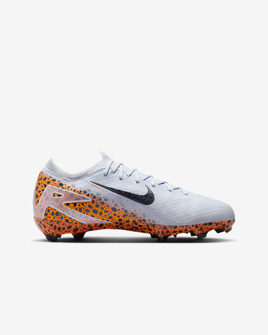 Nike Jr. Mercurial Vapor 16 Pro Electric FG Low-Top-fodboldstøvler til mindre/større børn - multifarvet/multifarvet