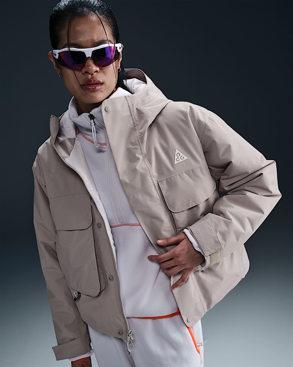 Nike ACG "Skull Peak" Women's Storm-FIT Jacket - College Grey/Football Grey/College Grey/Summit White