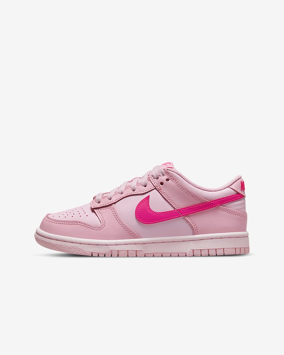 Nike Dunk 低筒大童鞋款 - Medium Soft Pink/Hyper Pink/Pink Foam