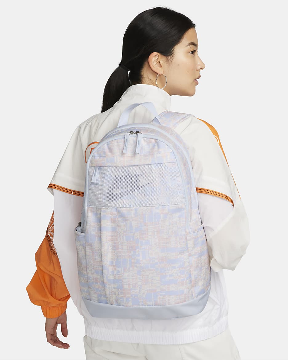 Nike Backpack (21L) - Football Grey/Football Grey/Indigo Haze