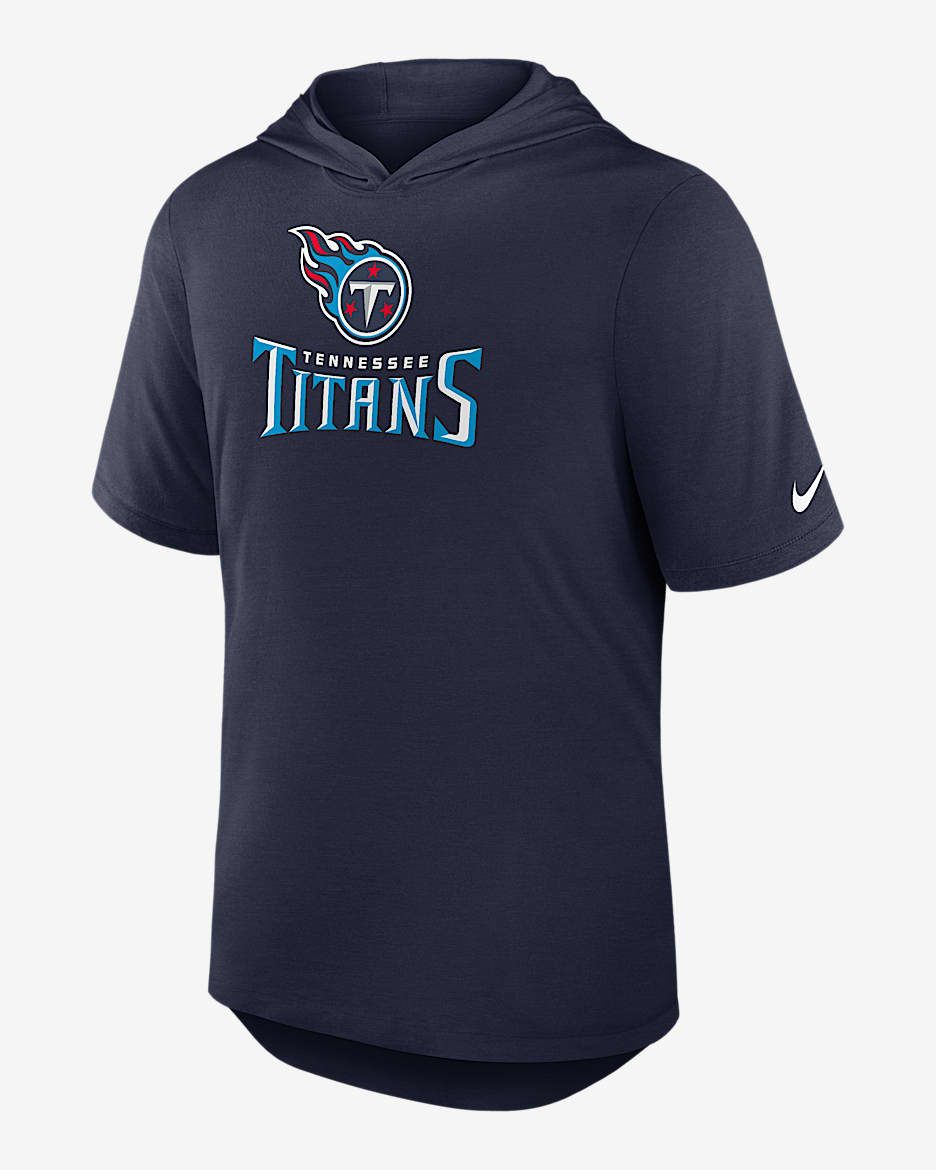 Tennessee Titans Men's Nike Dri-FIT NFL Hooded T-Shirt - Navy