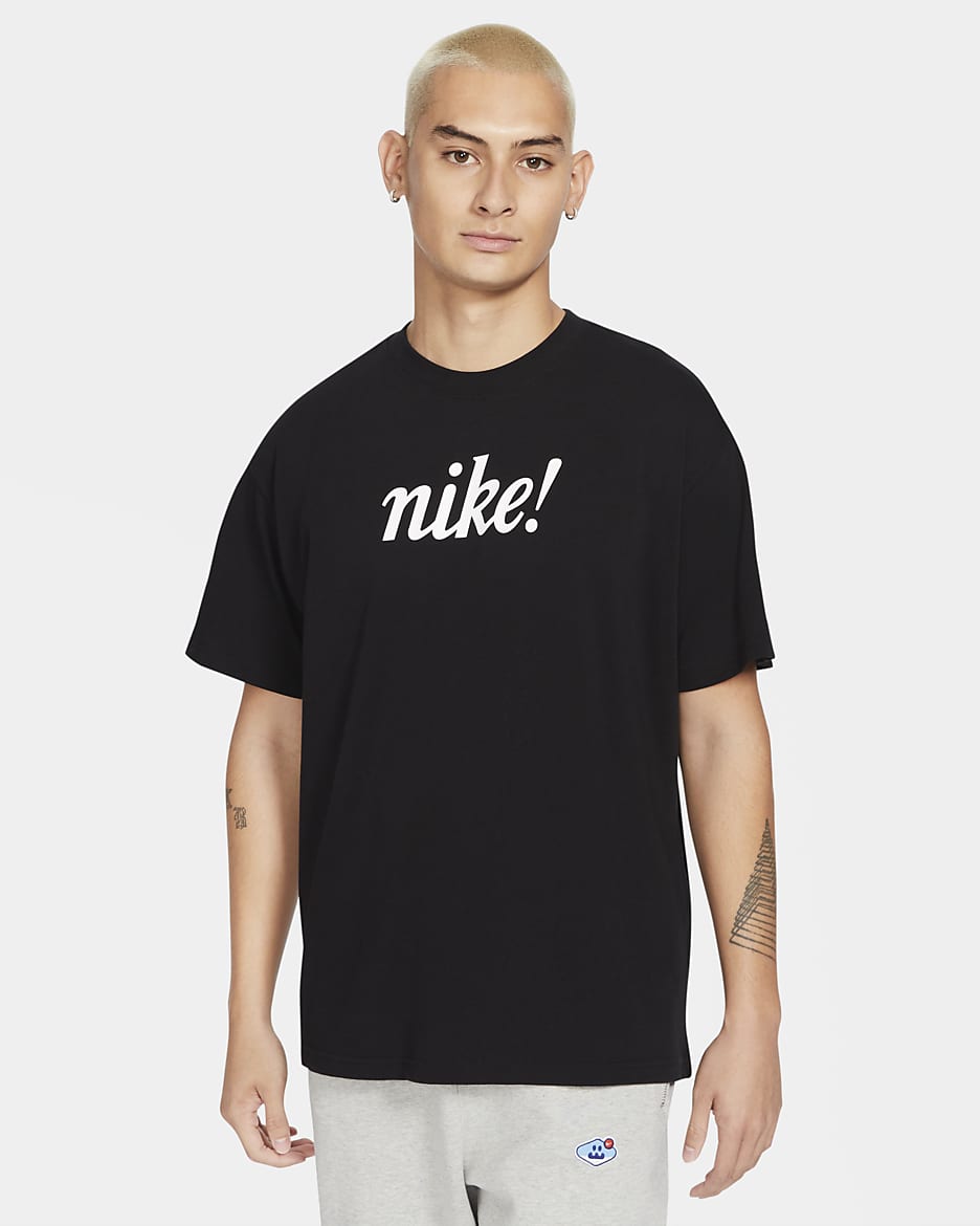 ナイキ スポーツウェア メンズ Tシャツ - ブラック