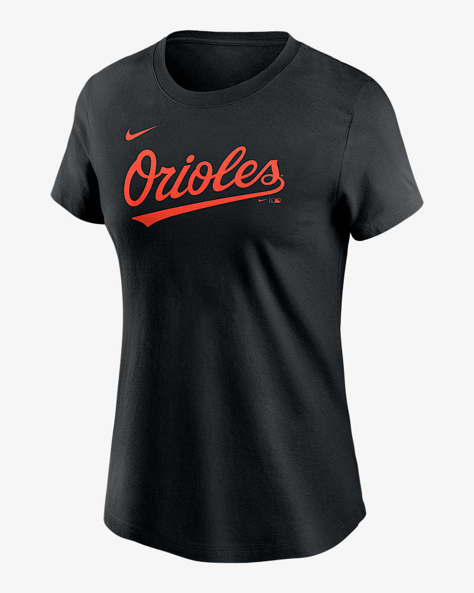 Playera Nike de la MLB para mujer Adley Rutschman Baltimore Orioles Fuse - Negro