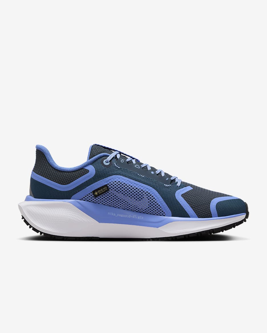 Nike Pegasus 41 GORE-TEX Women's Waterproof Road Running Shoes - Cobalt Bliss/Armoury Navy/Royal Pulse/Metallic Red Bronze