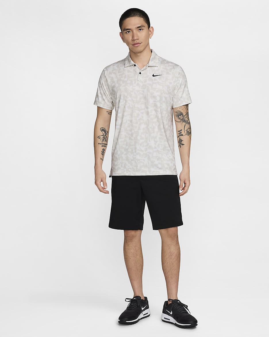 Nike Tour Men's Dri-FIT Golf Polo - White/Black