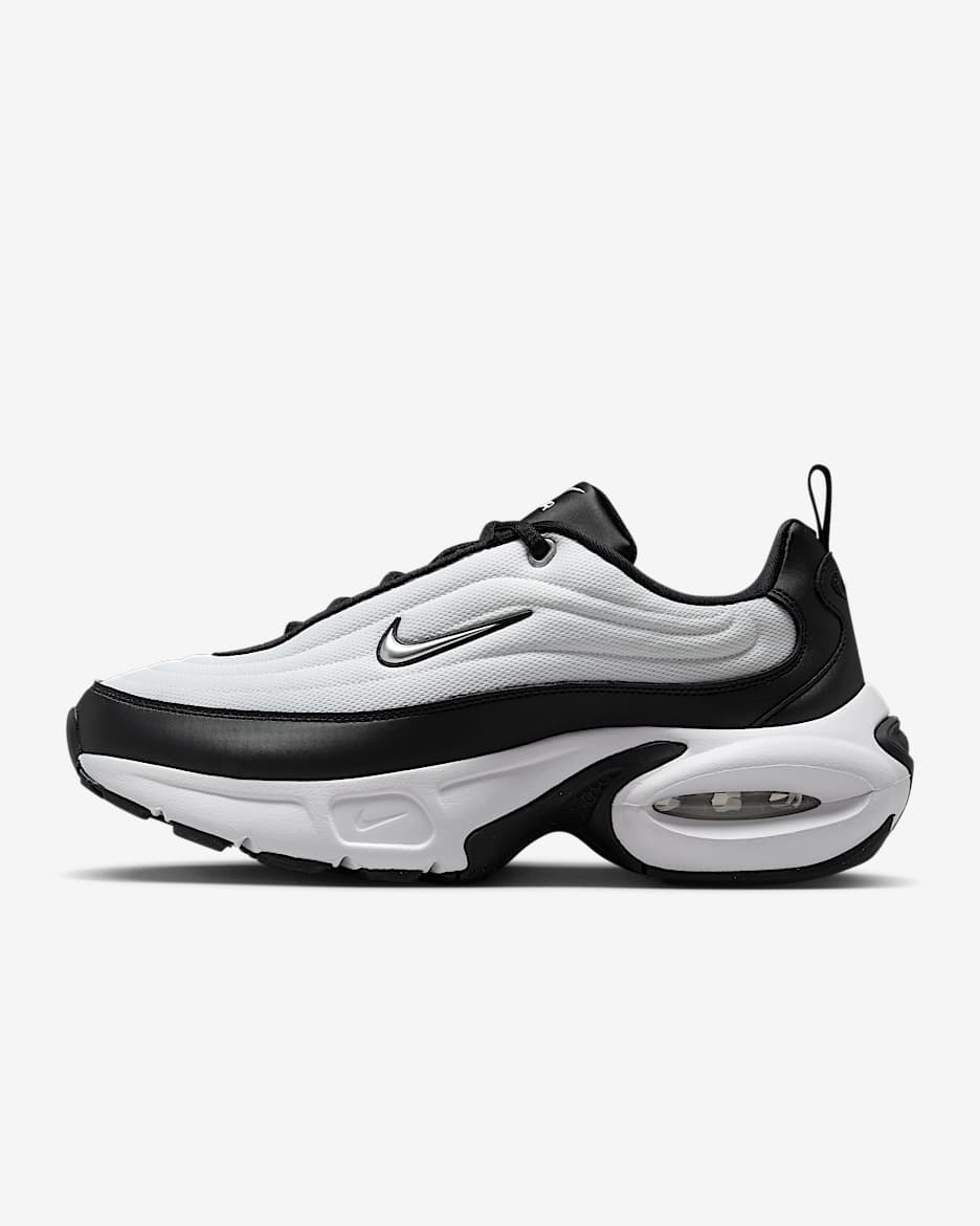 Chaussure Nike Air Max Portal pour femme - Noir/Blanc/Metallic Silver