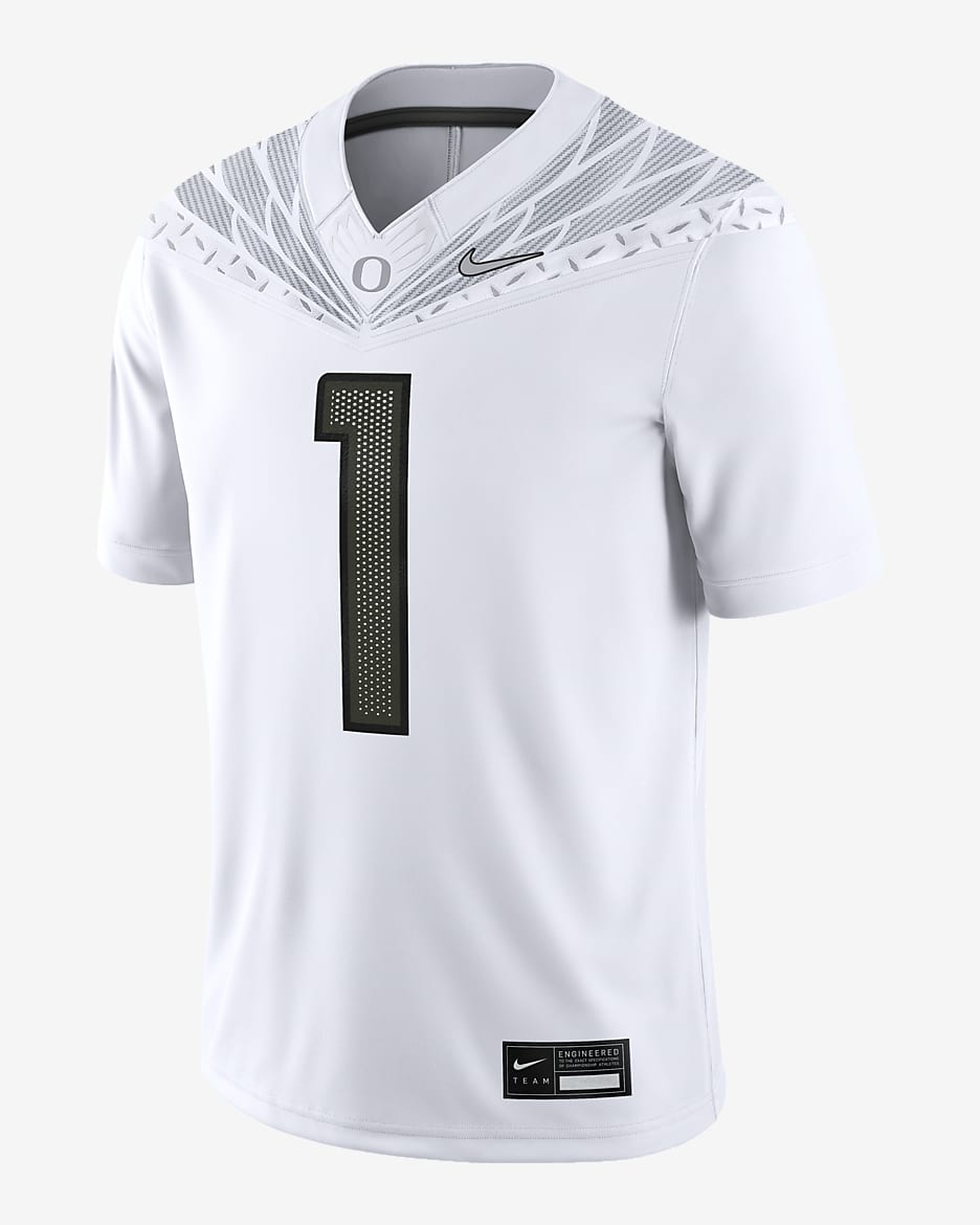 Jersey universitario Nike Dri-FIT Game para hombre Oregon Ducks - Blanco