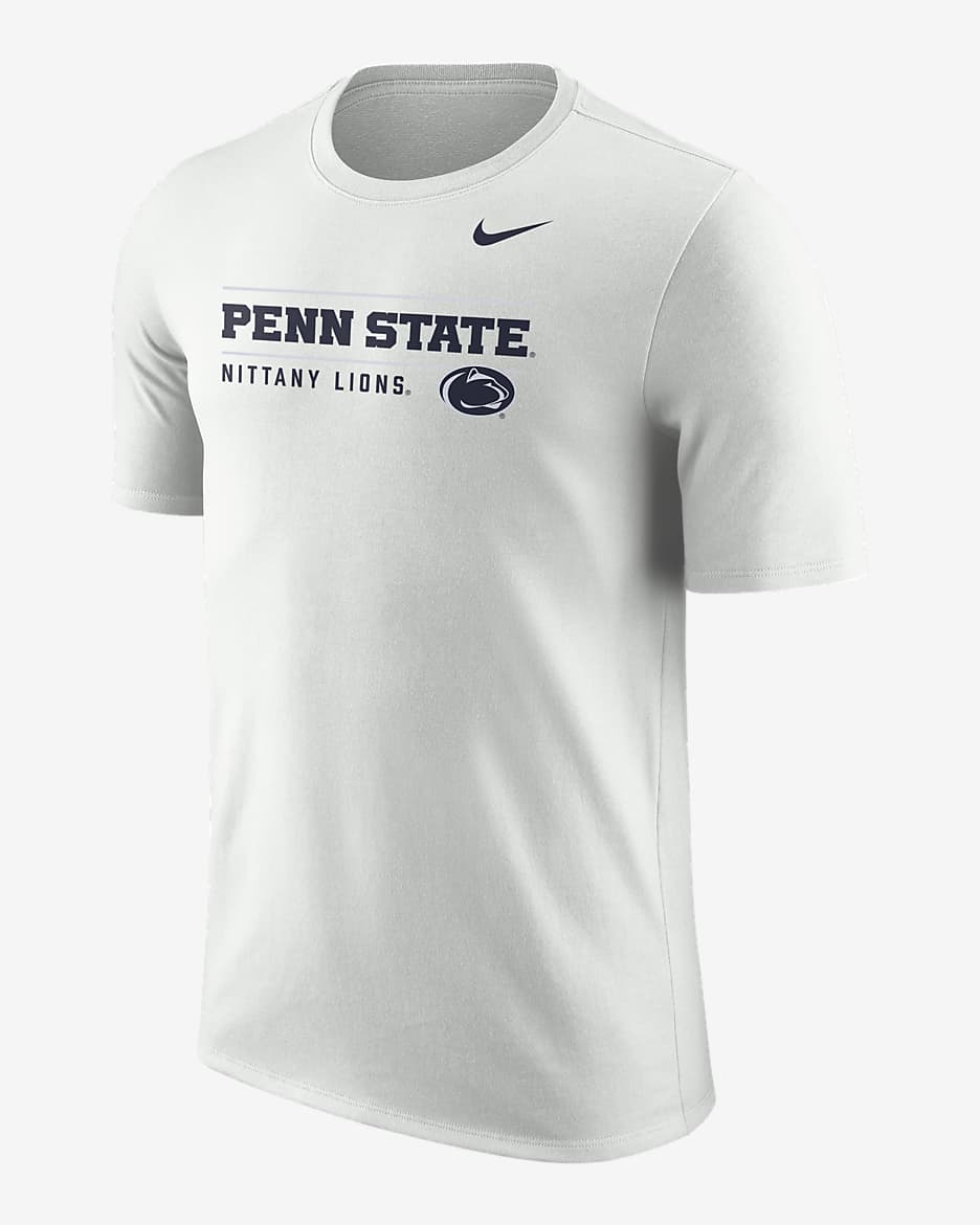 Playera Nike College para hombre Penn State - Polvo fotón
