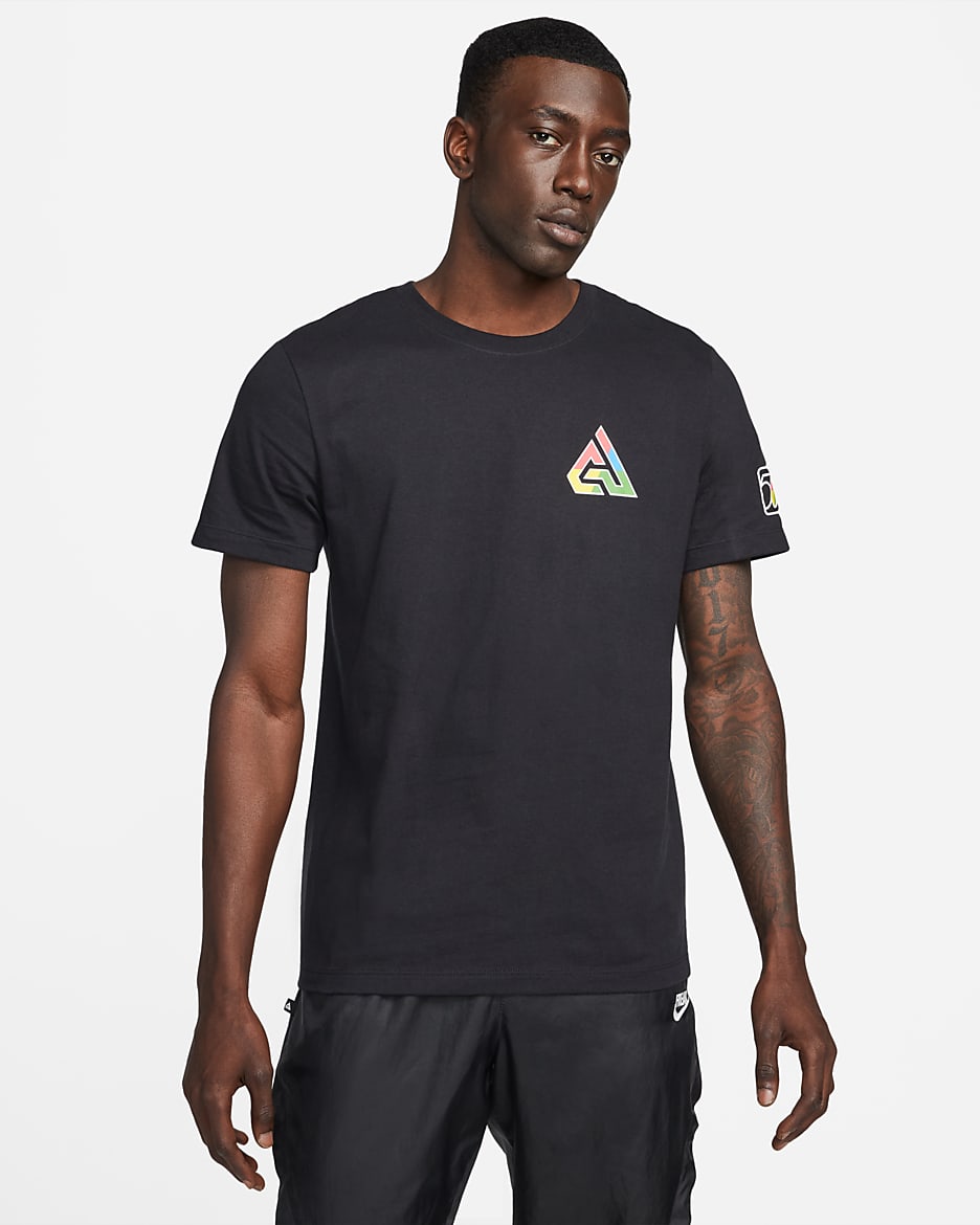 Giannis "Uno™" Basketball T-Shirt - Black