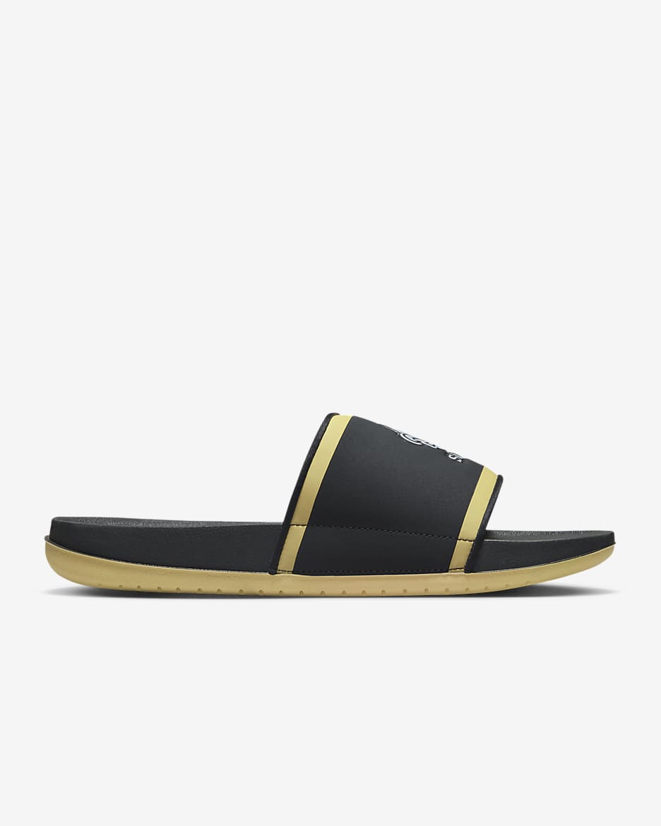 Nike Offcourt (NFL New Orleans Saints) Slide - Anthracite/Team Gold/White