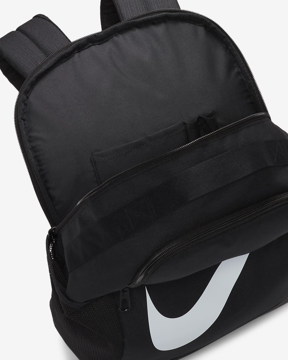 Nike Brasilia Kids' Backpack (18L) - Black/Black/White