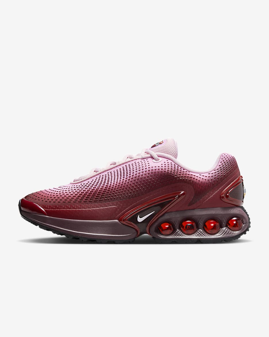 Buty damskie Nike Air Max DN - Team Red/Burgundy Crush/Czerń/Pink Foam