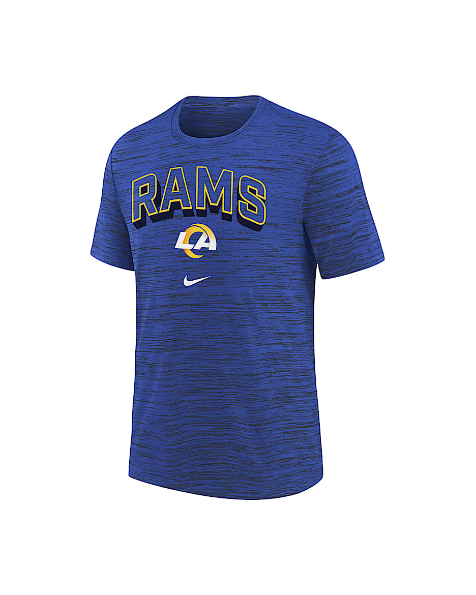 Los Angeles Rams Sideline Velocity Big Kids’ Nike Dri-FIT NFL T-Shirt - Royal