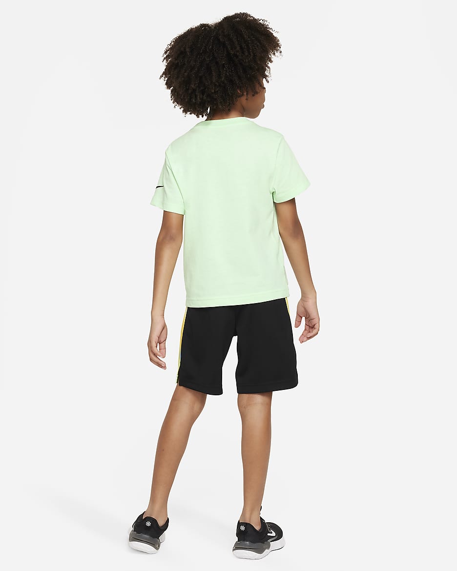 Nike Hazy Rays Younger Kids' Shorts Set - Black