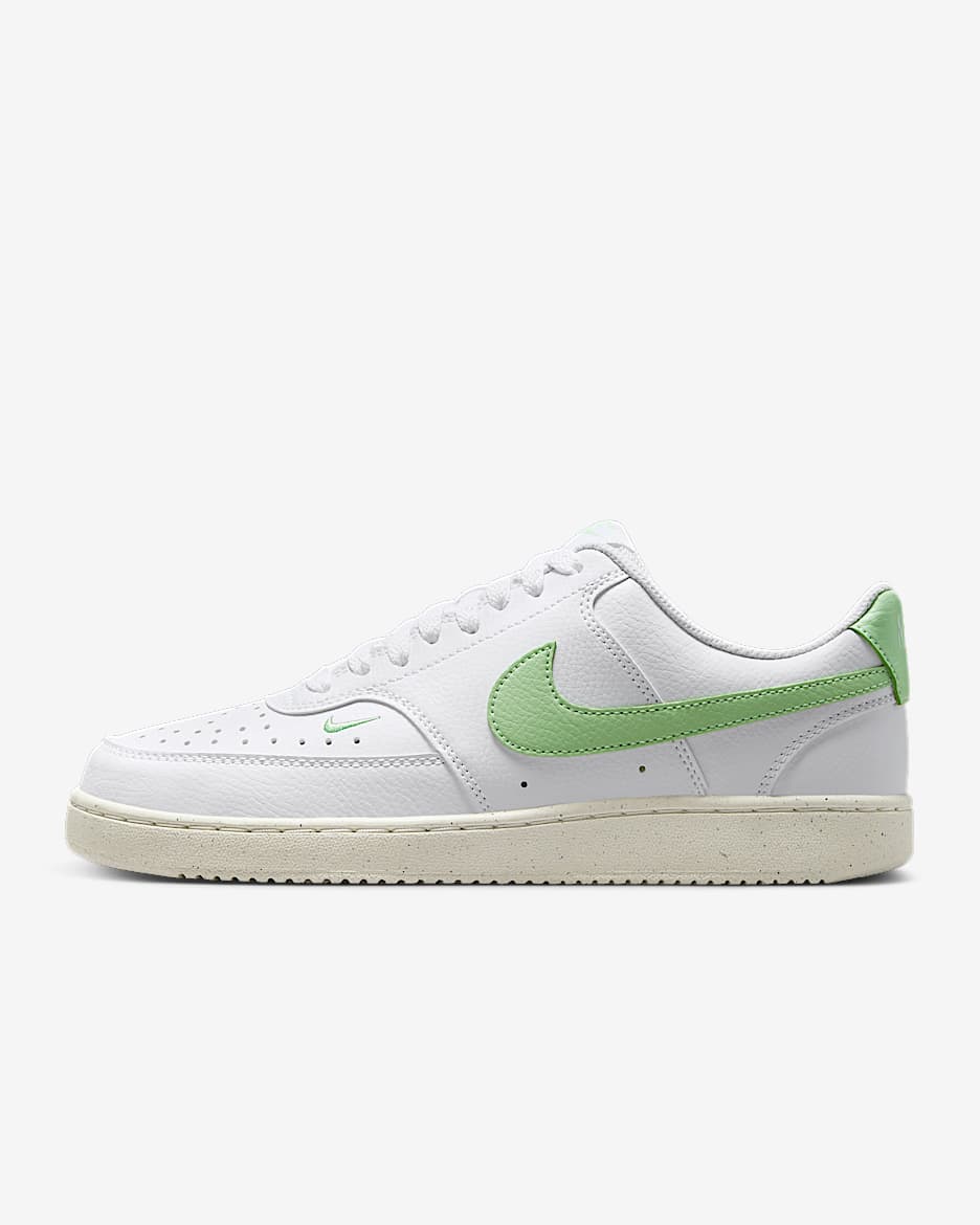 Nike Court Vision Low Next Nature Women's Shoes - White/Sail/Vapour Green