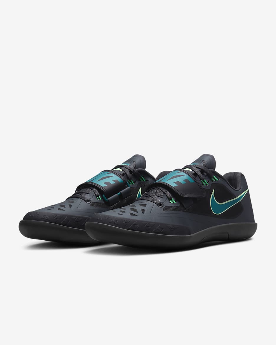 Nike Zoom SD 4 Track & Field Throwing Shoes - Black/Vapor Green/Electric Algae/Bright Spruce