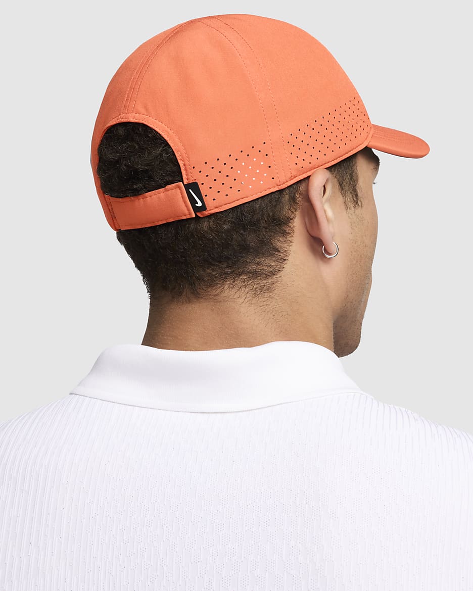 Nike Dri-FIT ADV Club unstrukturierte Tennis-Cap - Cosmic Clay/Pink Quartz