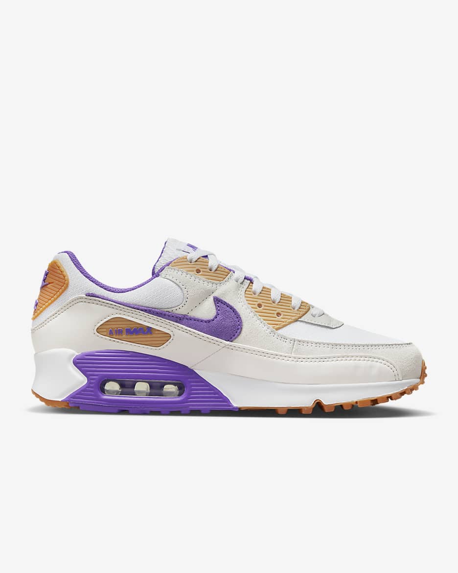 รองเท้าผู้ชาย Nike Air Max 90 - ขาว/Phantom/Citron Tint/Action Grape