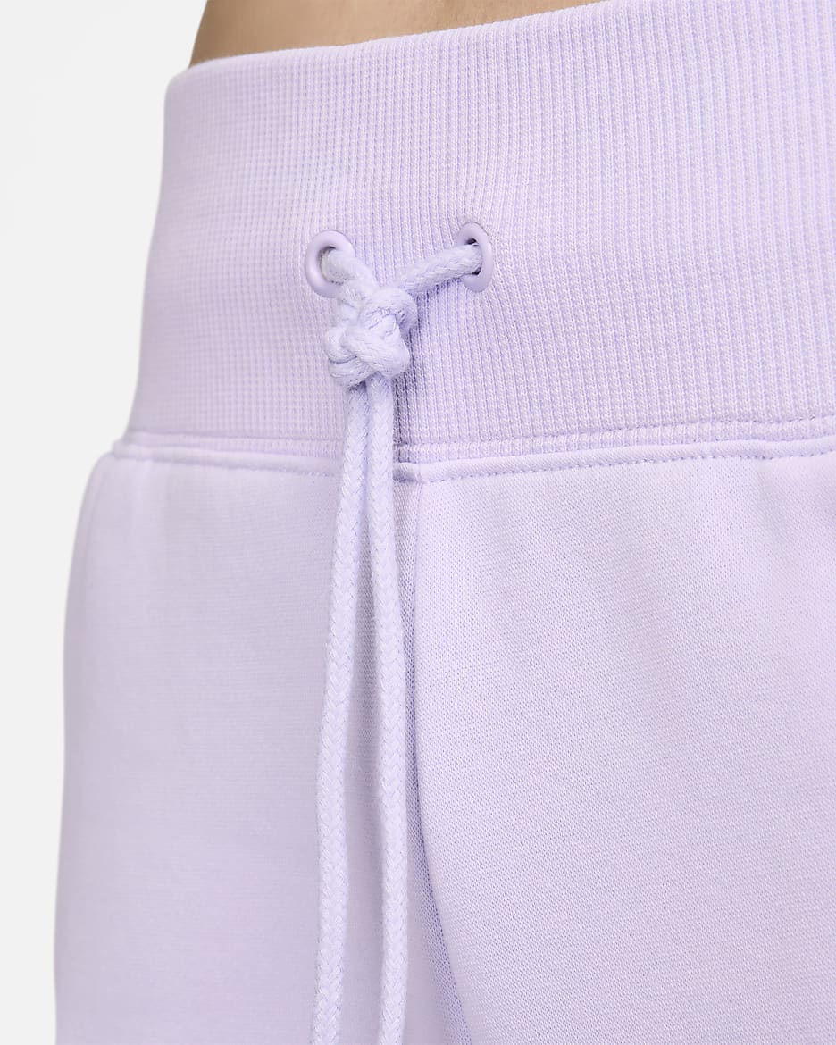 Inglaterra Phoenix Fleece Pantalón con curvas de talle alto Nike Football - Mujer - Violet Mist/Dark Raisin