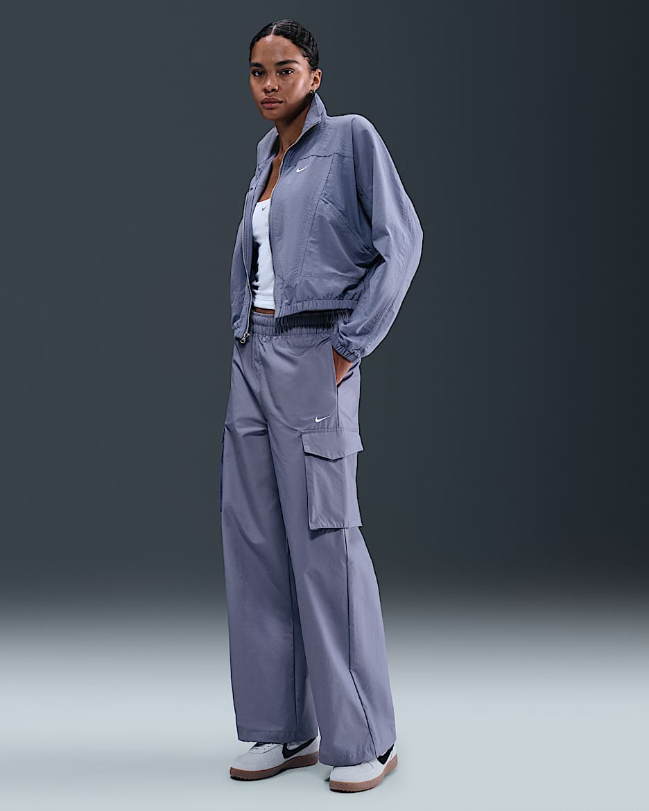 Nike Sportswear Everything Wovens Women's Mid-Rise Cargo Pants - World Indigo/Sail