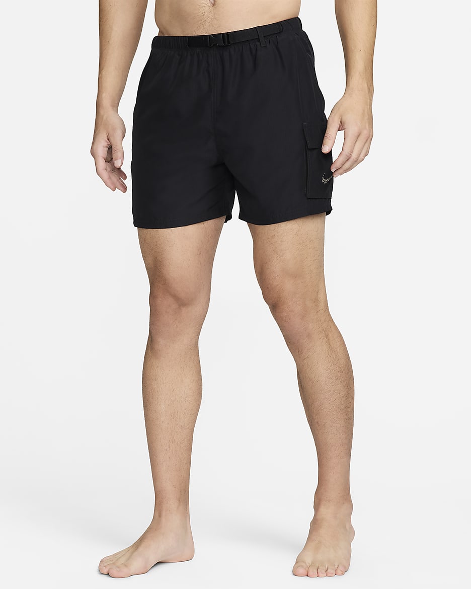 Natación Nike Voyage Pantalones cortos de voleibol de 5" para hombre Shorts de voleibol de 13 cm para hombre Natación Nike Voyage - Negro