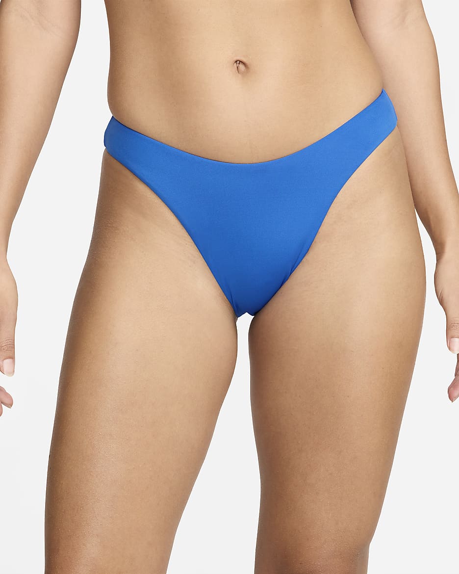 Parte inferior de traje de baño estilo Sling para mujer Nike Essential - Azul foto