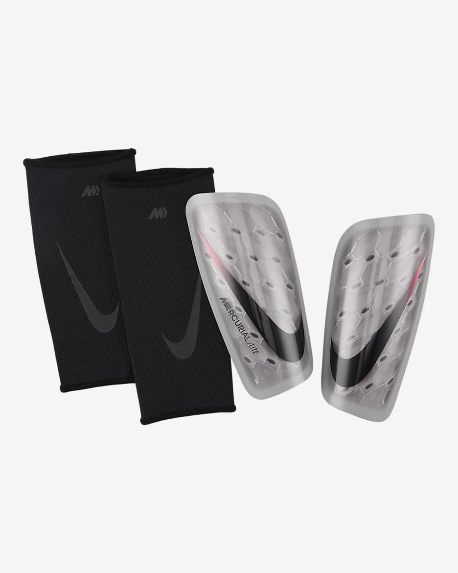 สนับแข้งฟุตบอล Nike Mercurial Lite Elite - Atmosphere Grey/เทา/ดำ
