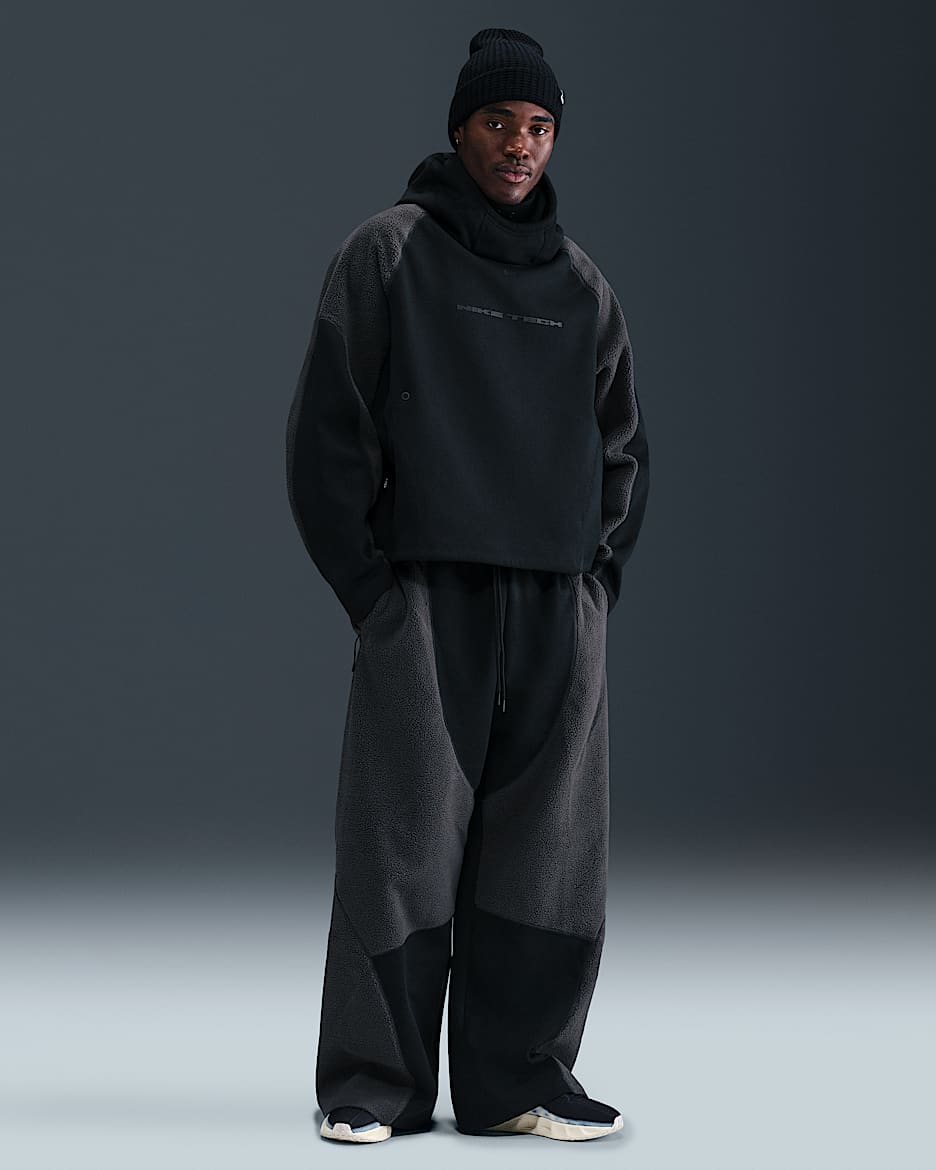 Nike Tech Boreas Men's Woven Open-Hem Trousers - Black/Anthracite/Black