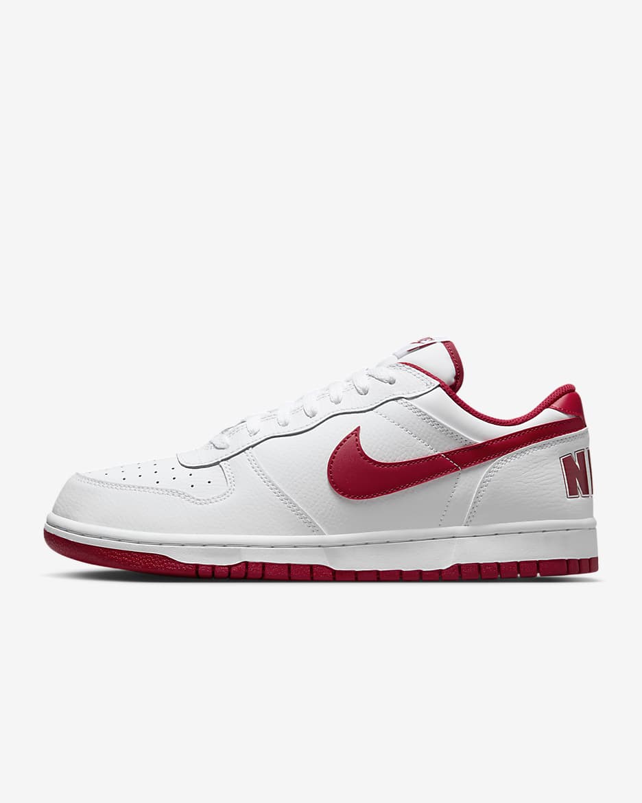 Nike Big Low Men's Shoes - White/Gym Red