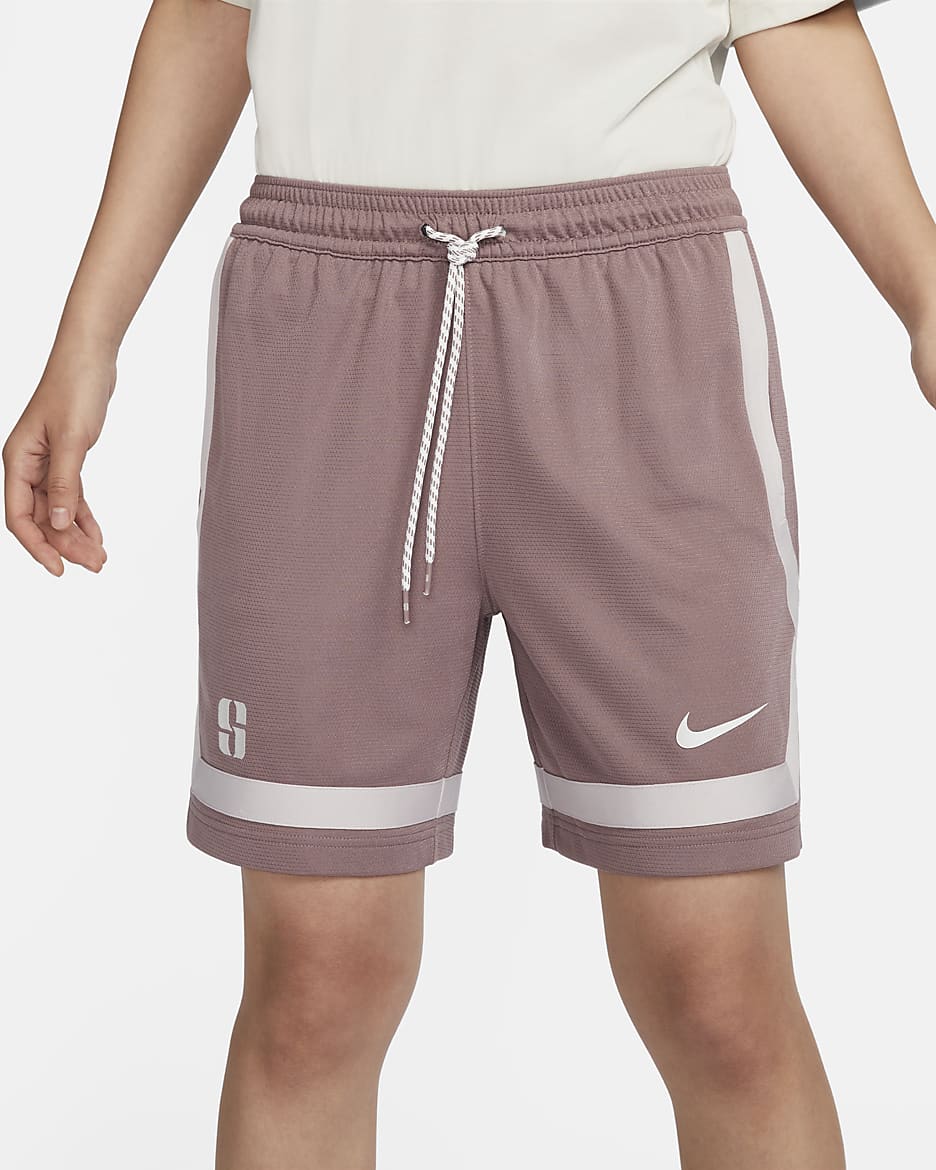 Sabrina Dri-FIT Basketball Shorts - Smokey Mauve/Summit White