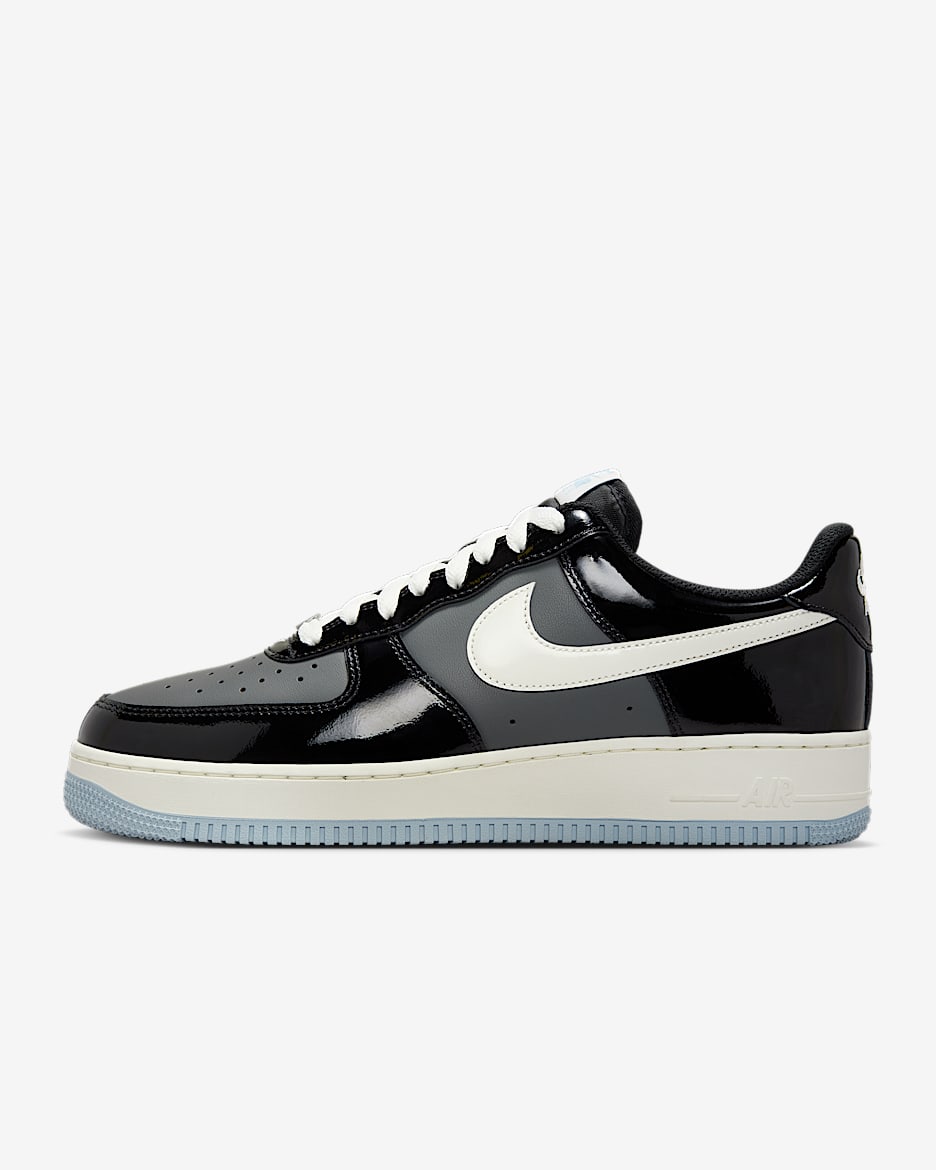 Nike Air Force 1 '07 Herrenschuh - Schwarz/Armory Blue/Iron Grey/Sail